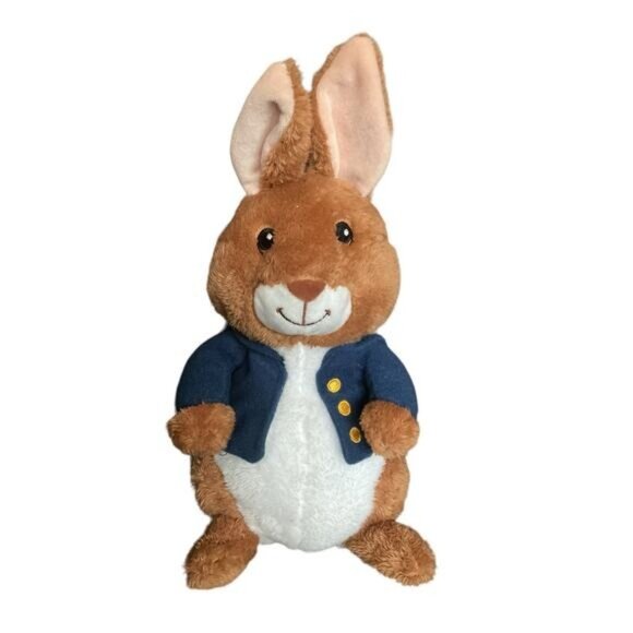 Kohls Cares 2022 Peter Cotton Tail Rabbit Blue Jacket Plush 11" - Picture 1 of 6